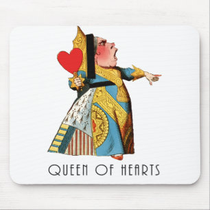 Queen of Hearts Classic Alice in Wonderland Mouse Pad