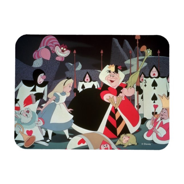Queen of Hearts | Colourful Scene Magnet (Horizontal)