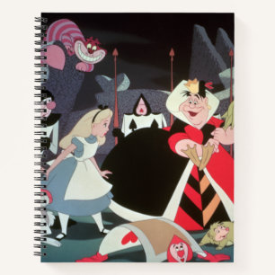 Queen of Hearts   Colourful Scene Notebook