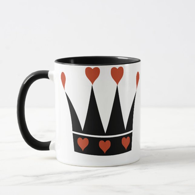 Queen of Hearts Crown Mug (Left)