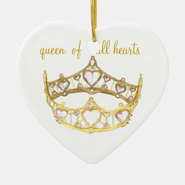 queen of hearts crown ornament Kristie Hubler (Front)