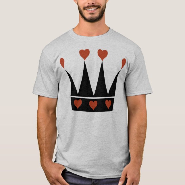 Queen of Hearts Crown T-Shirt (Front)