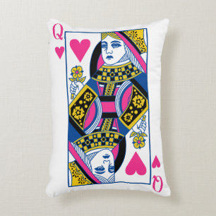 Queen of Hearts Decorative Pillow