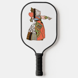 Queen of Hearts from Alice in Wonderland Pickleball Paddle