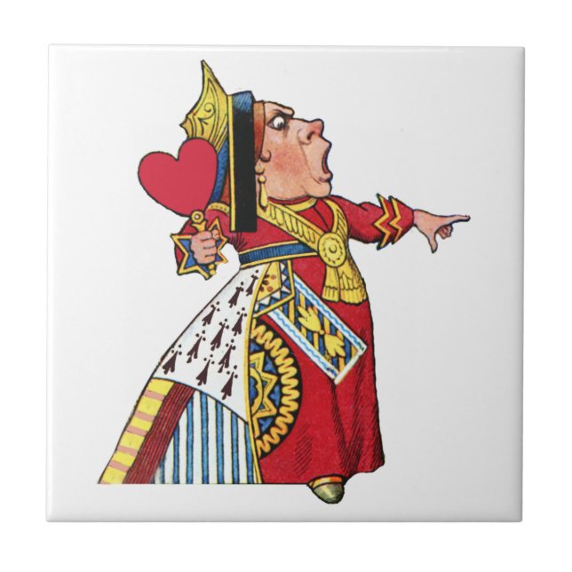 Queen of Hearts from Alice in Wonderland Tile (Front)