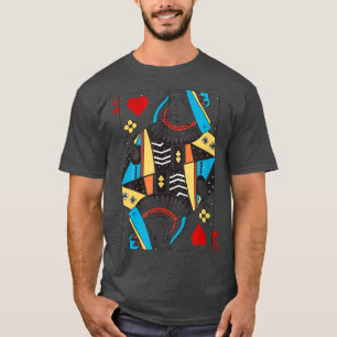 Queen of Hearts Halloween Costume Playing Cards Co T-Shirt