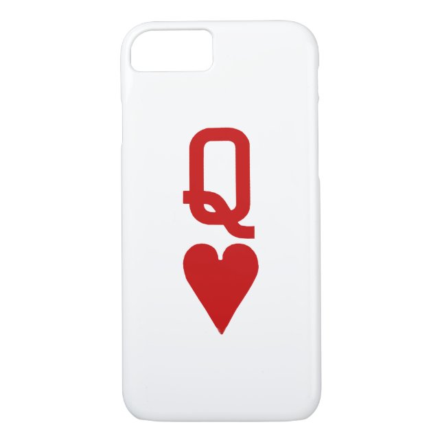 Queen of Hearts iPhone X/8/7/11 Barely There Case (Back)