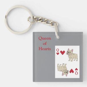 Queen of Hearts Keychain