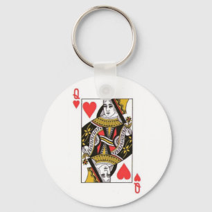 Queen of Hearts Keychain