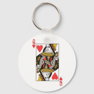 Queen of Hearts Keychain
