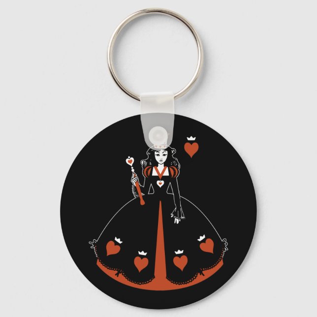Queen of Hearts Keychain (Front)
