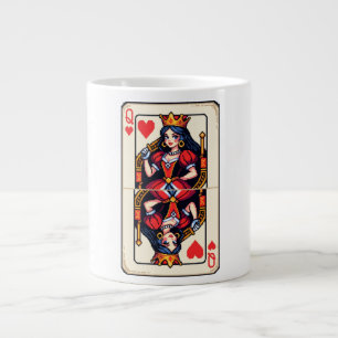 Queen of Hearts Large Coffee Mug