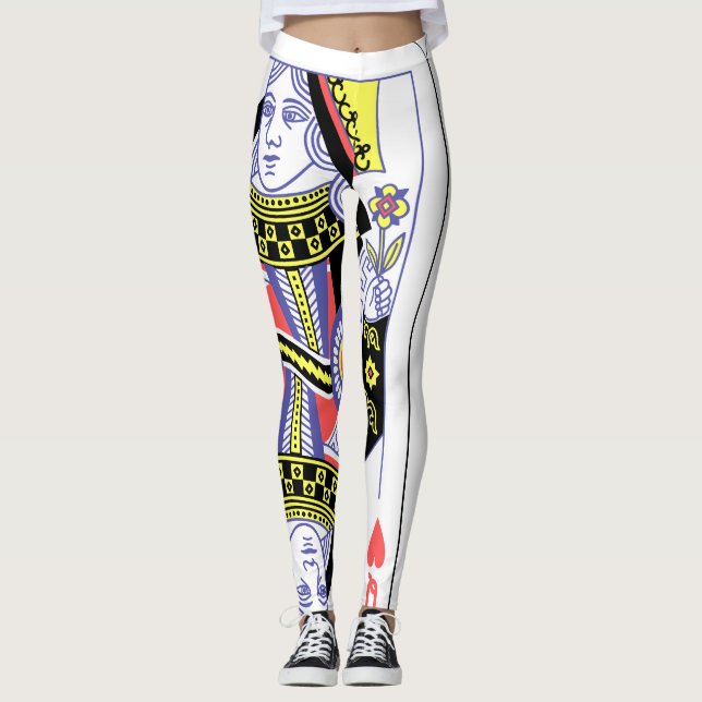 Queen of Hearts Leggings (Front)