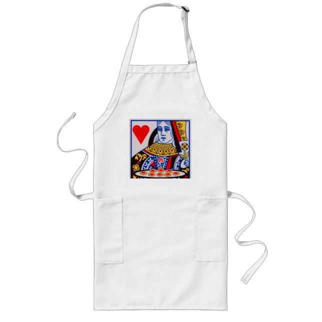 Queen of hearts long apron (Front)