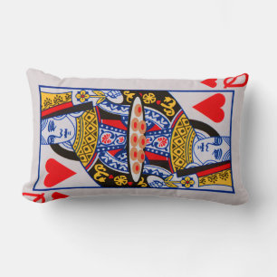 Queen of Hearts Lumbar Pillow