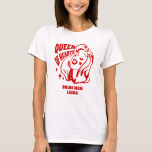 Queen of Hearts Mom of the Bride T-Shirt