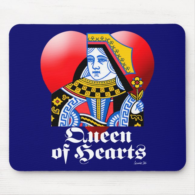QUEEN OF HEARTS MOUSE PAD (Front)