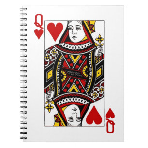 Queen of Hearts Notebook