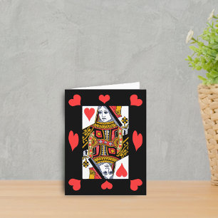 Queen of Hearts Notecard