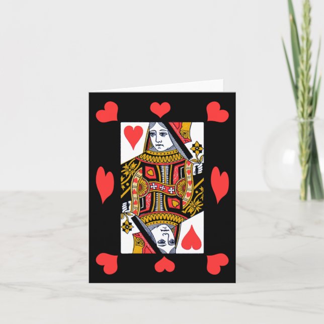 Queen of Hearts Notecard (Front)