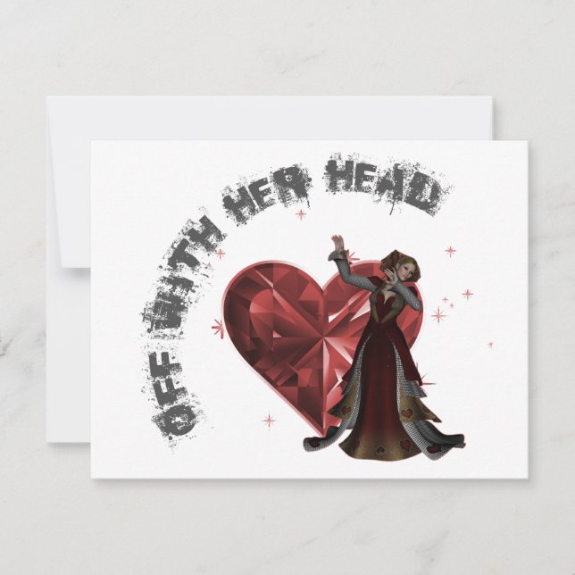 Queen Of Hearts - Off With Her Head (Front)