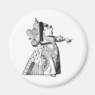 Queen of Hearts - Off with her head! Magnet