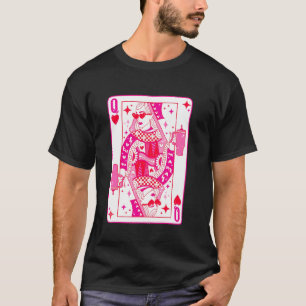 Queen of Hearts Playing Card Valentine's Day Cute T-Shirt