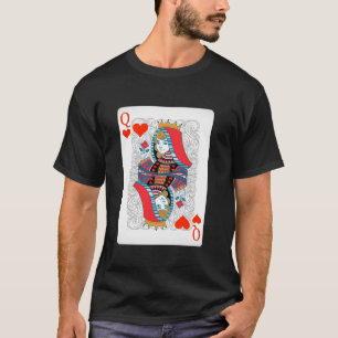 Queen Of Hearts Playing Cards Shirt Easy Halloween