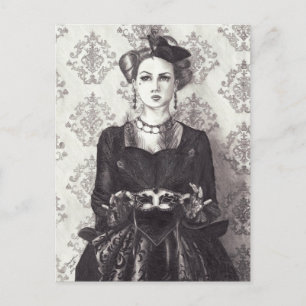 Queen of Hearts - Postcard