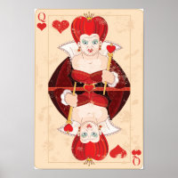 Queen Of Hearts Poster