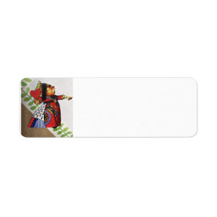 Queen of Hearts Return Address Label