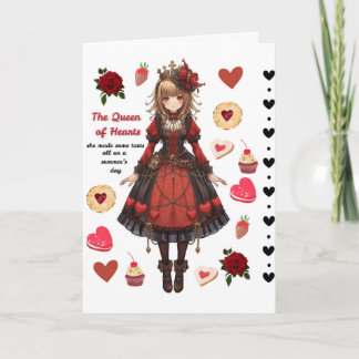 Queen of Hearts Tarts Valentine's Card