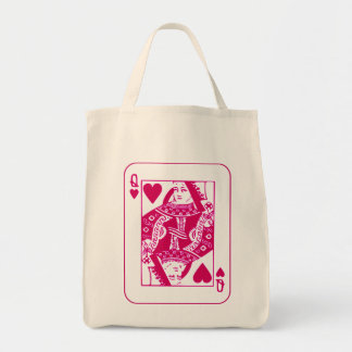 QUEEN OF HEARTS TOTE BAG