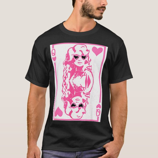 Queen Of Hearts Valentines Day  T-Shirt (Front)