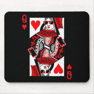 Queen Of Hearts - Vintage Valentines Day Costume  Mouse Pad