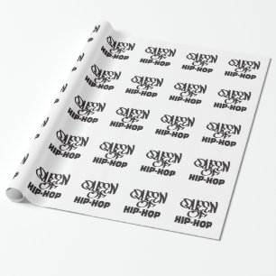 queen of hip hop wrapping paper