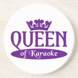 Queen of Karaoke coaster