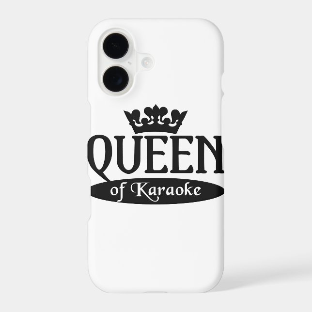 Queen of Karaoke iPhone 4 Case-Mate, customize (Back)