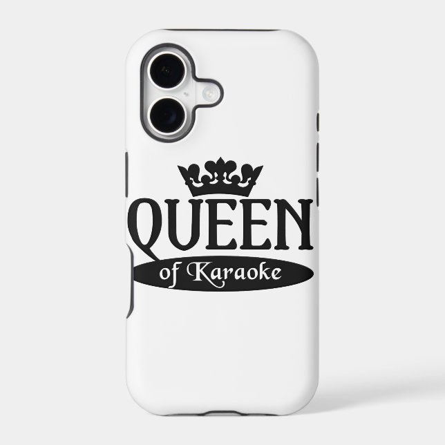 Queen of Karaoke iPhone 5 Case-Mate, customize (Back)
