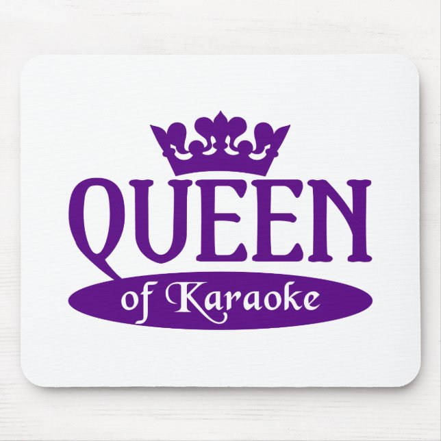 Queen of Karaoke mousepad (Front)