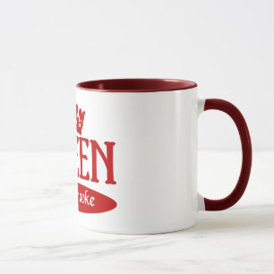 Queen of Karaoke mug - choose style & colour
