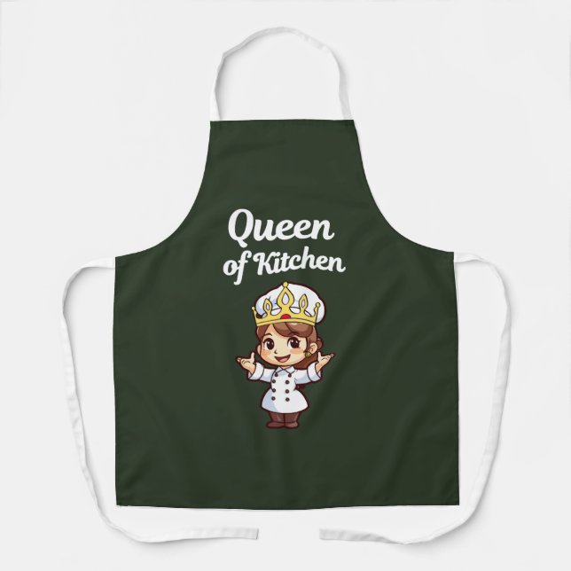 Queen of Kitchen Apron (Front)