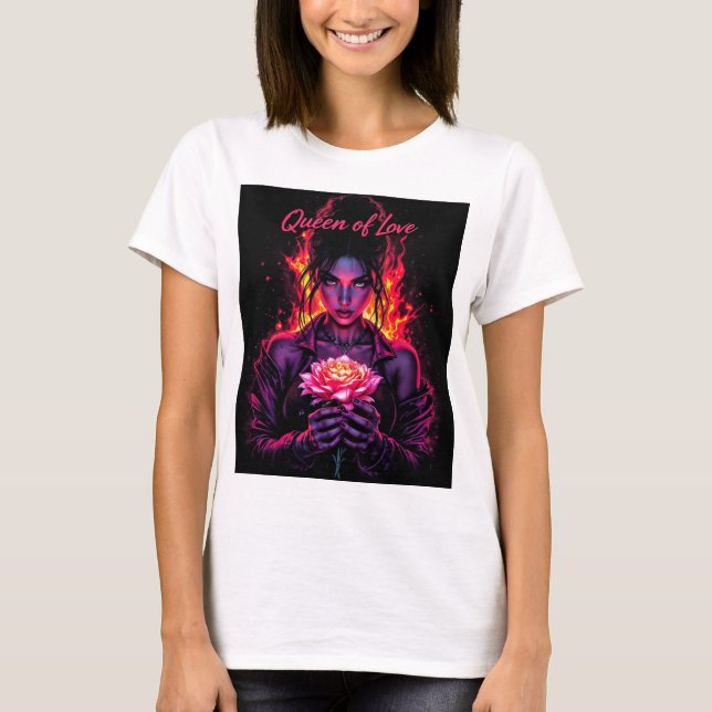 Queen Of Love  T-Shirt (Front)