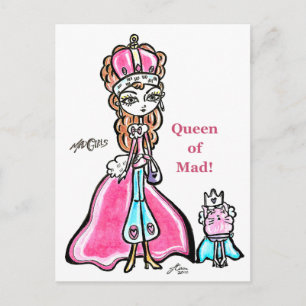Queen of Mad 2 Postcard