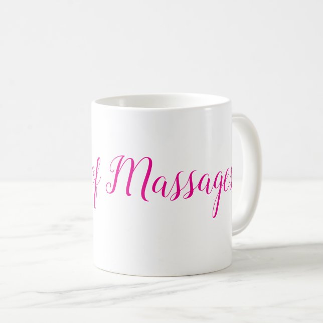 Queen of Massages - perfect for any beautician Coffee Mug (Front Right)