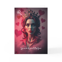 Queen of My Heart Valentine Card