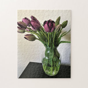 Queen of Night Tulips Jigsaw Puzzle