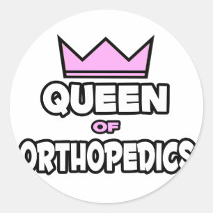 Queen of Orthopedics Classic Round Sticker