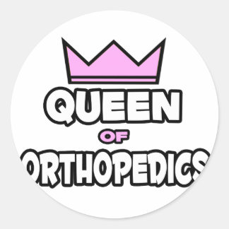 Queen of Orthopedics Classic Round Sticker