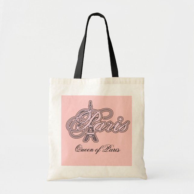 Queen of Paris Tote Bag (Front)